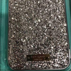 Kate Spade silver bling iphone7 plus case